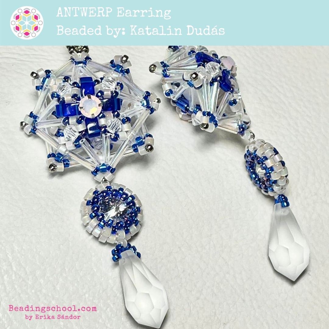 ANTWERP earrings beading tutorial