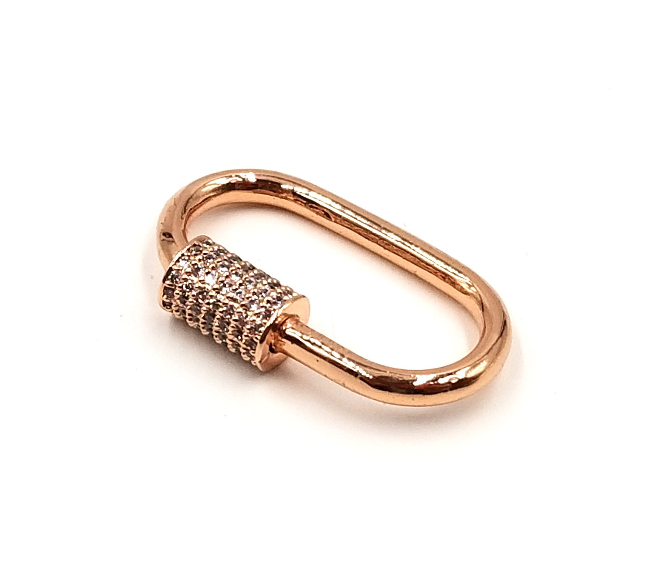 Oval Clasp, Buckle Clasp, CZ Clasp, Micro Pave Clasp, Large Clasp