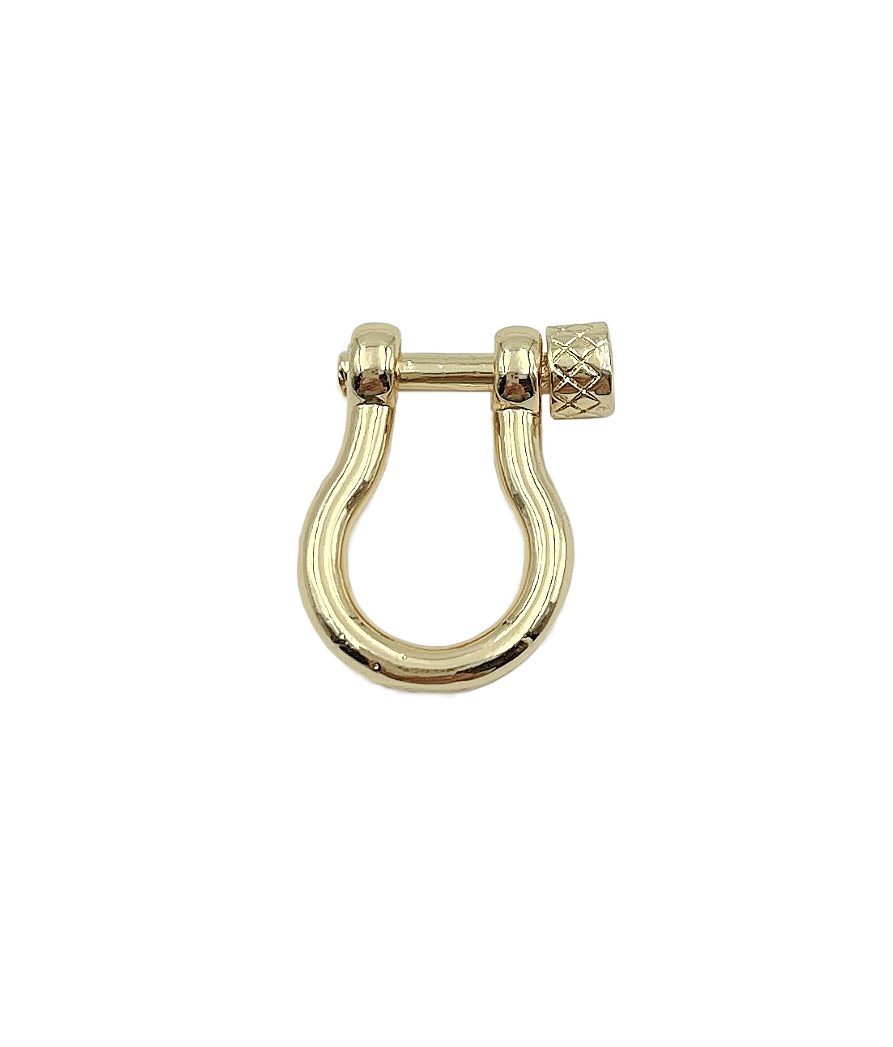 14K Gold Filled Screw Clasp Lock, Anchor Shackle, Nautical Bracelet