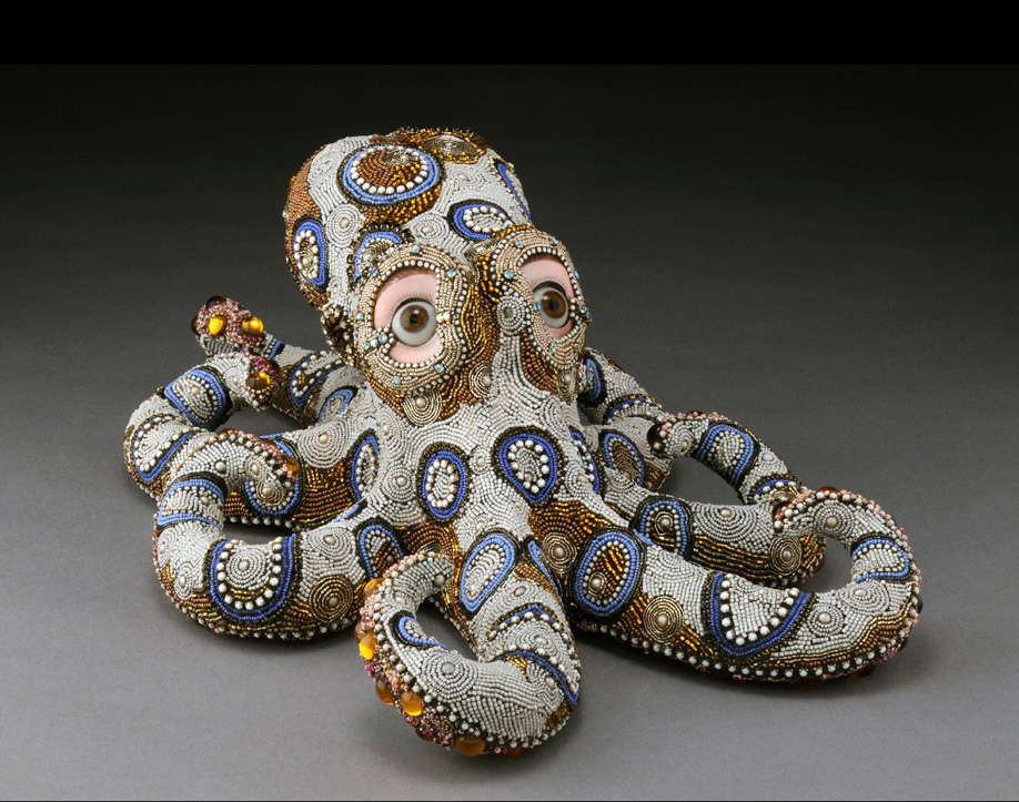 Unique beaded sculptures by Besty Youngquist Beads Magic