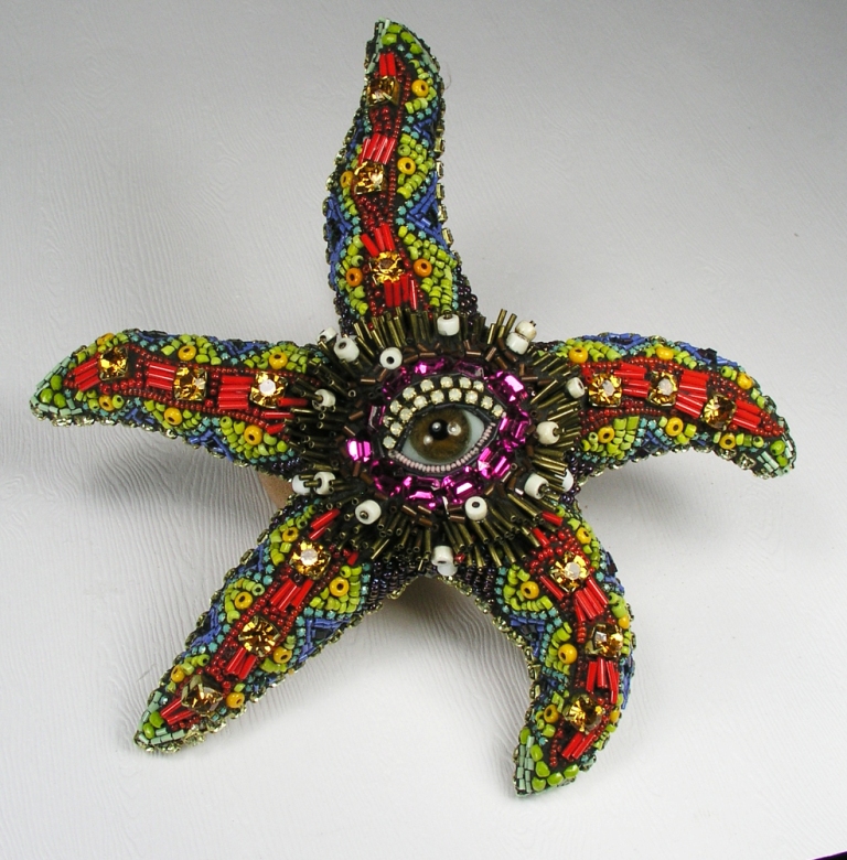 Unique beaded sculptures by Besty Youngquist Beads Magic