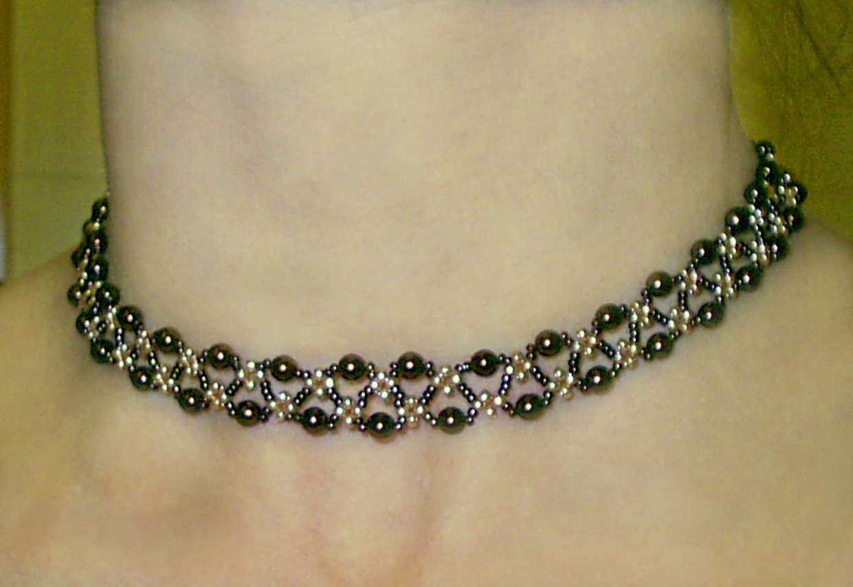 Free pattern for necklace Emprice Beads Magic