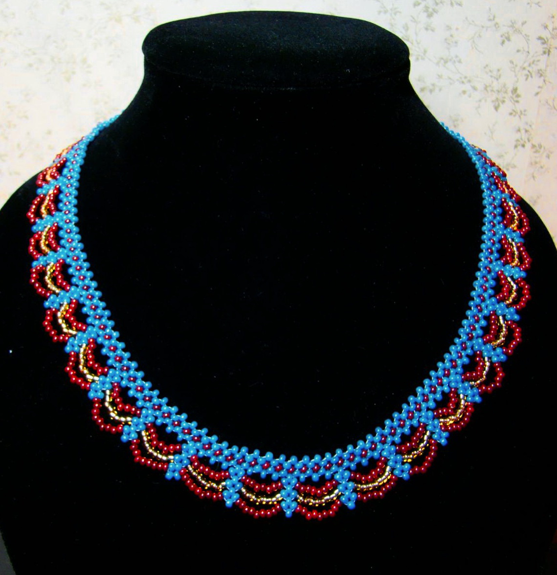 Free pattern for beaded necklace Egypt Beads Magic