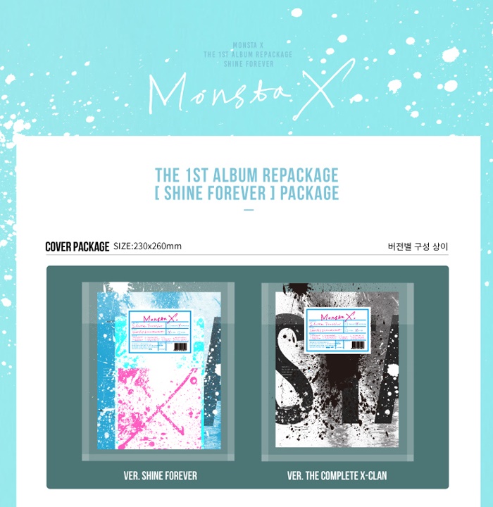 MONSTA X Vol 1 Repackage [Shine Forever] BEADSOFBULLETS