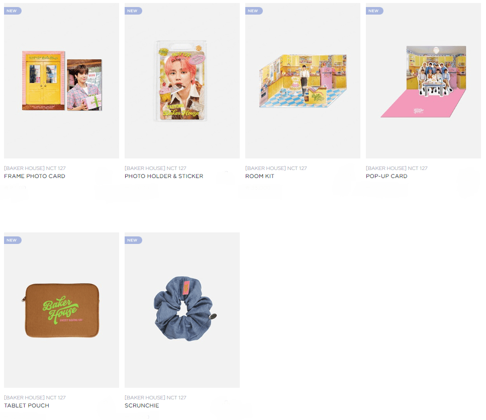 NCT 127 BAKER HOUSE OFFICIAL MD BEADSOFBULLETS