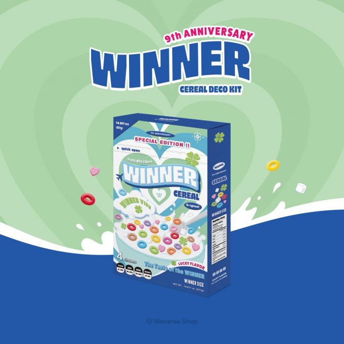 WINNER 2023 DEBUT ANNIVERSARY CEREAL DECO KIT BEADSOFBULLETS