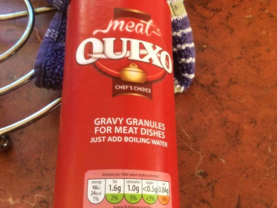 BRAND SWITCH! Aldi Quixo Gravy Granules 79c! Beady Eye Bargains