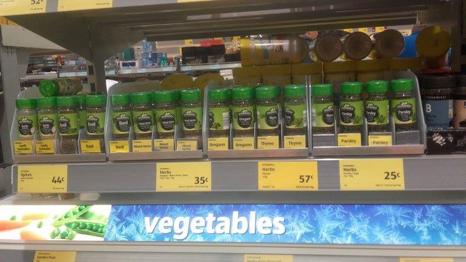 BRAND SWITCH! Aldi Herbs and Spices from 39c! Beady Eye Bargains