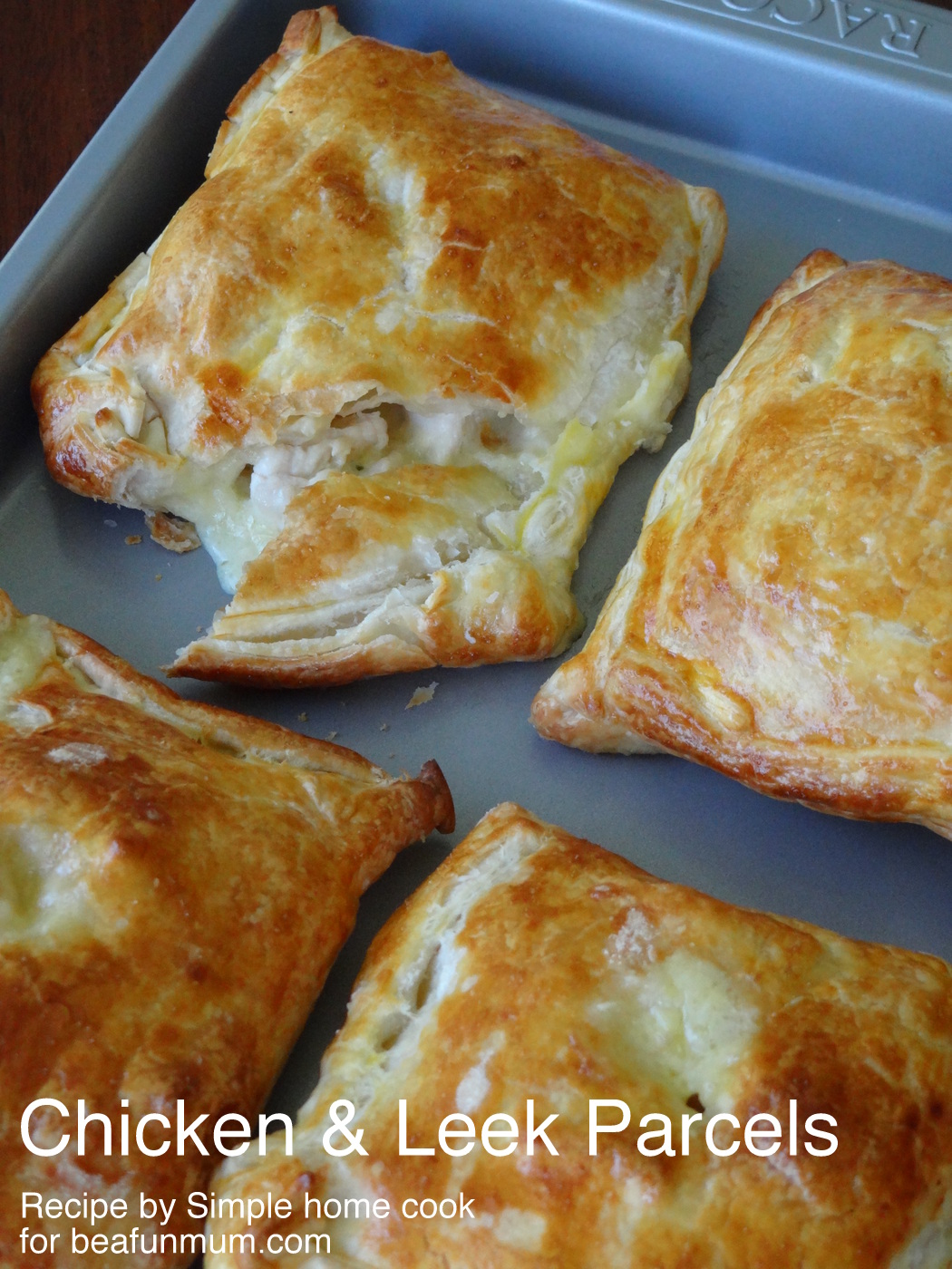 Creamy Chicken & Leek Parcels Be A Fun Mum