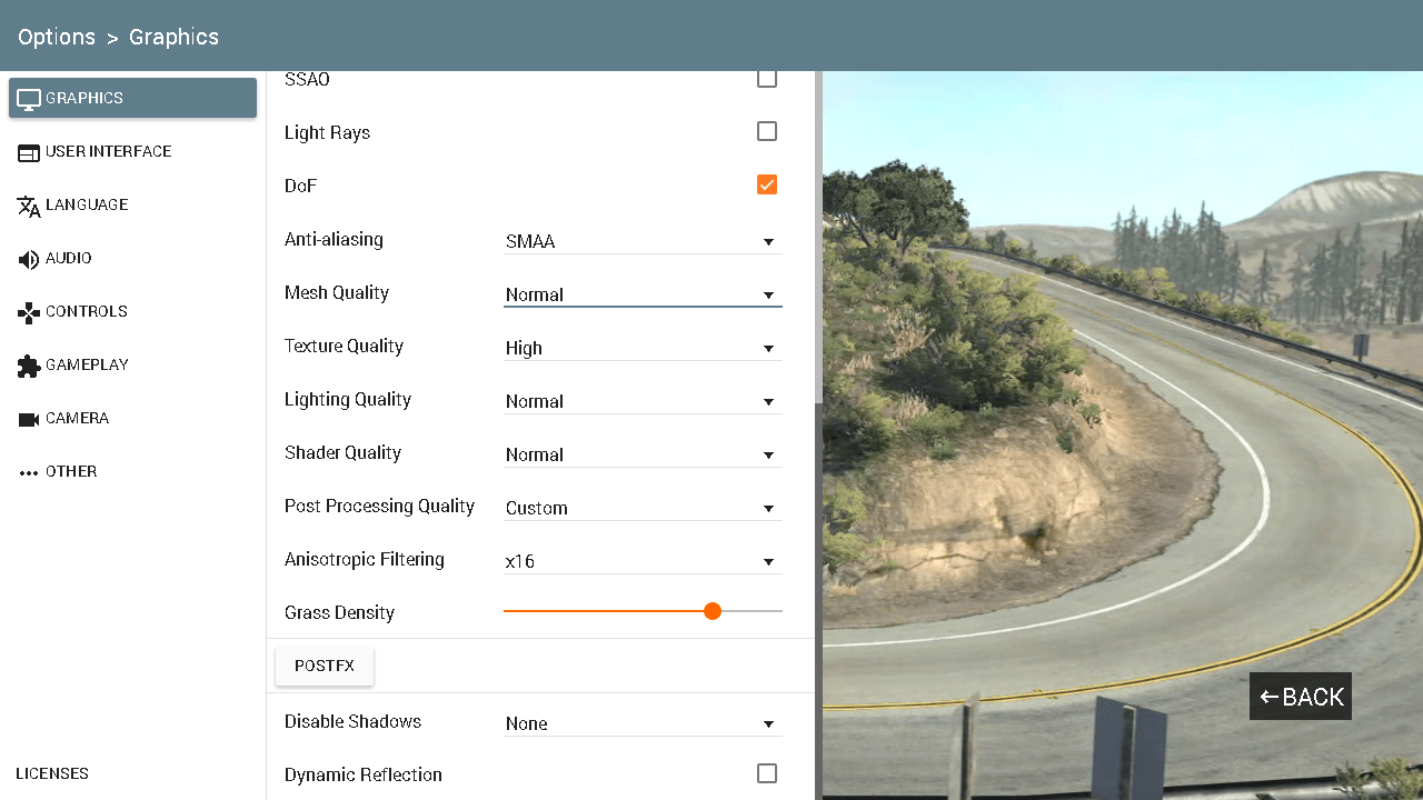 High end GPU requirements BeamNG