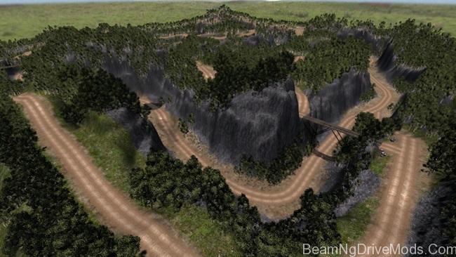BeamNG Drive Location OffRoad Mix Map BeamNG Drive Mods Download