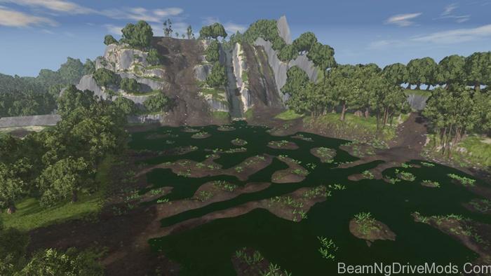 BeamNG Playgrounds Map 1.1 BeamNG Drive Mods Download