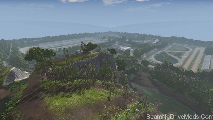 BeamNG Playgrounds Map 1.1 BeamNG Drive Mods Download