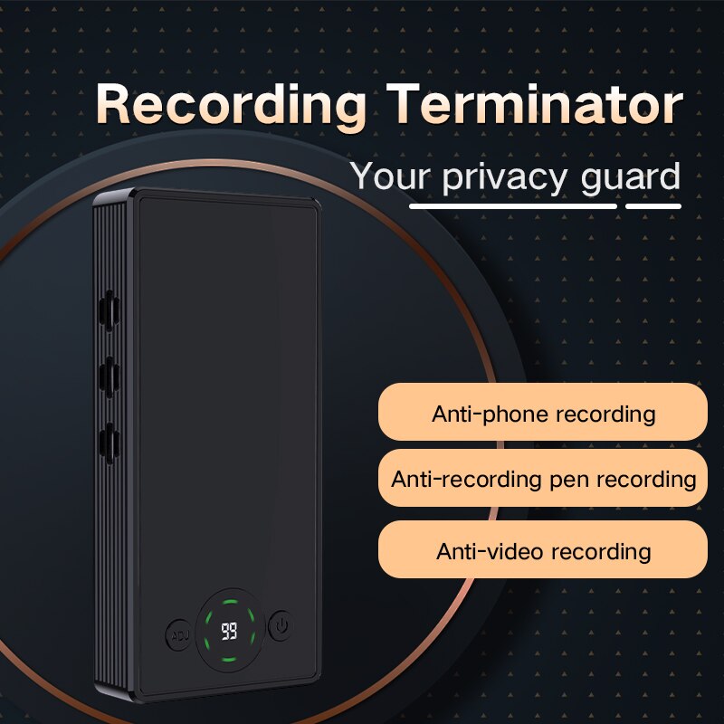 Antispy Voice Recording Blocker Interference Phone/camera Sound Record