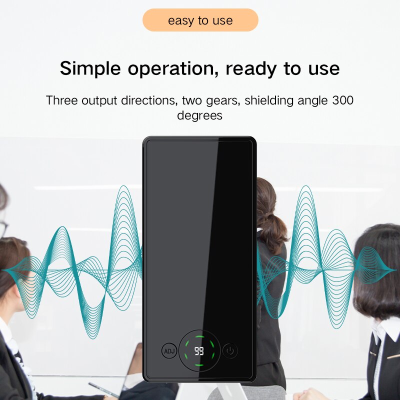 Antispy Voice Recording Blocker Interference Phone/camera Sound Record