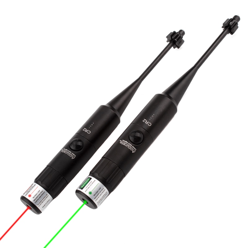 Tactical Green Laser Boresighter Bore Sight Kit for .22 to .50 Caliber Pistols Rifles Universal