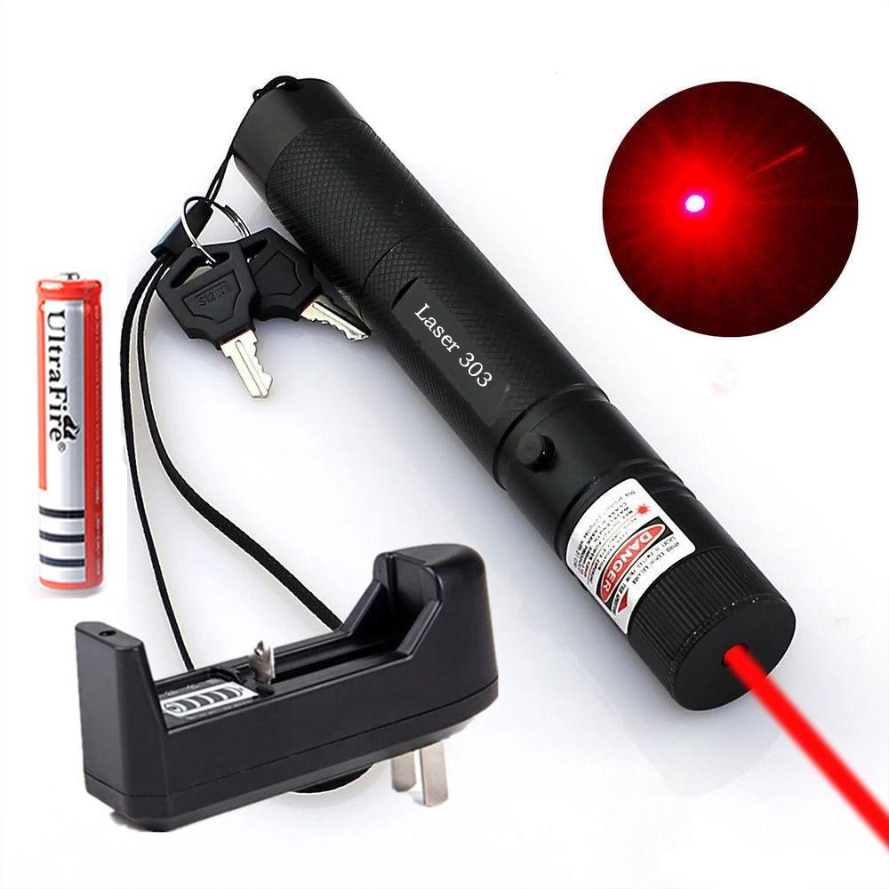 High Power Red Laser Pointer Battery Embedded In Red Laser View 5MW