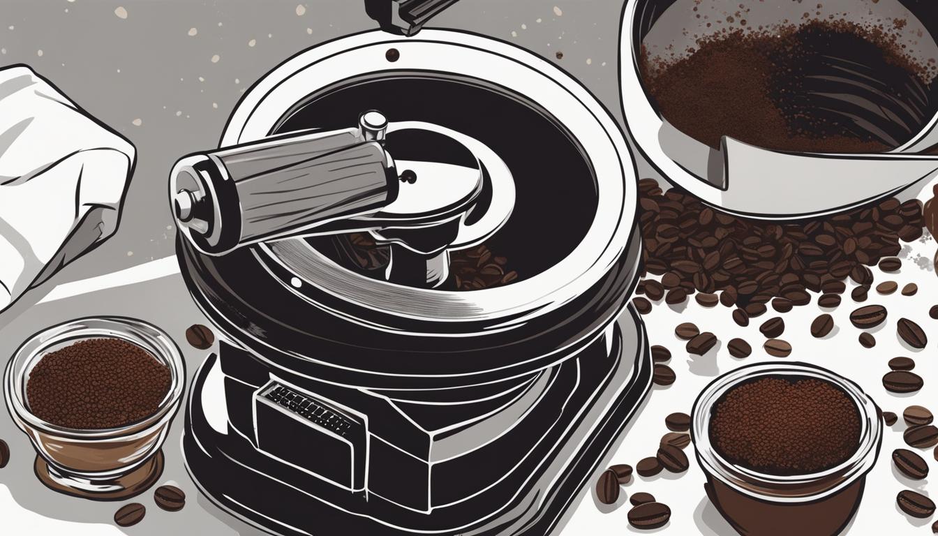 What is the best way to clean a coffee grinder?