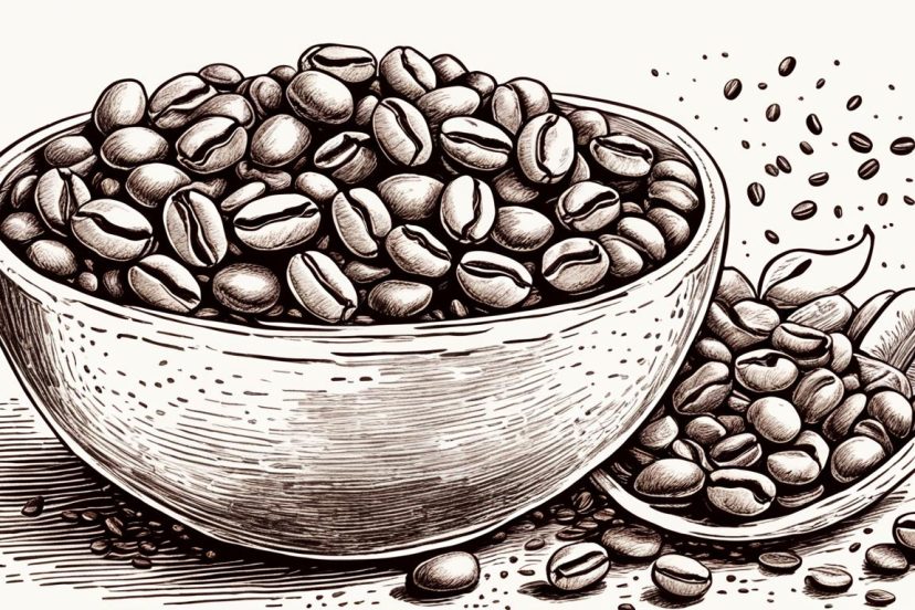 Can coffee beans be eaten as a snack?