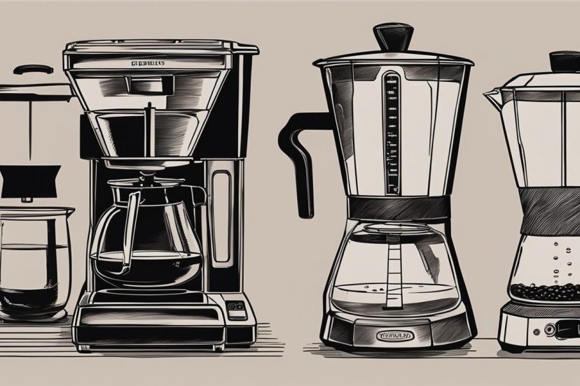 What is the difference between an automatic coffee maker and a manual brewing method?