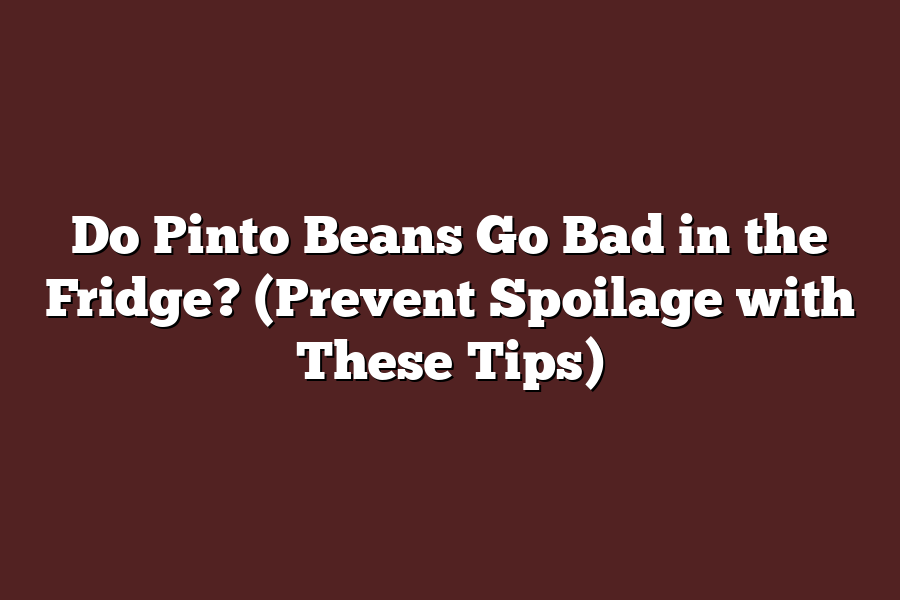 Do Pinto Beans Go Bad in the Fridge? (Prevent Spoilage with These Tips