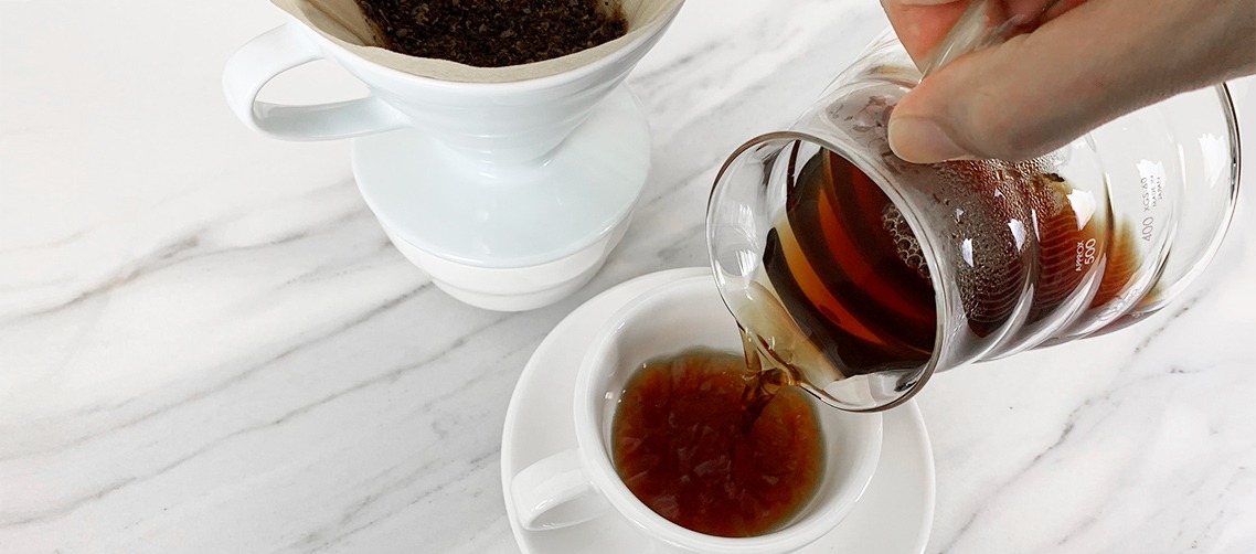 V60 (Basic 46 Method) Coffee Recipe Bean Rock Coffee