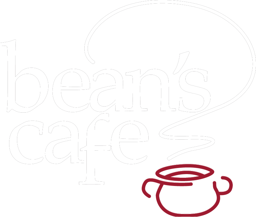 BeansCafeLogowhite Bean's Cafe