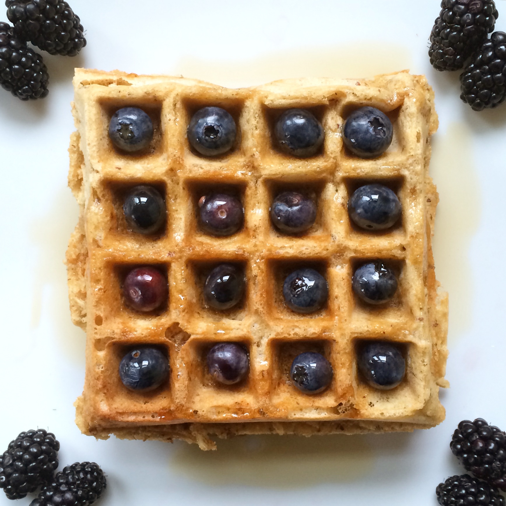 Blueberry Oatmeal Waffles Beantown Kitchen
