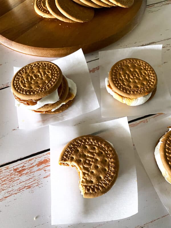 Best S'mores Recipe with Maria Crackers and Dulce de Leche Bean Train