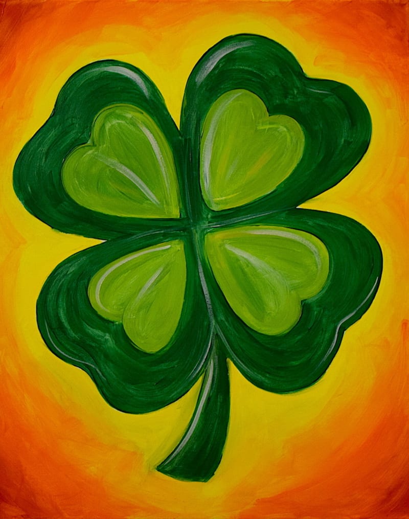 Four Leaf Clover Paint Monkey