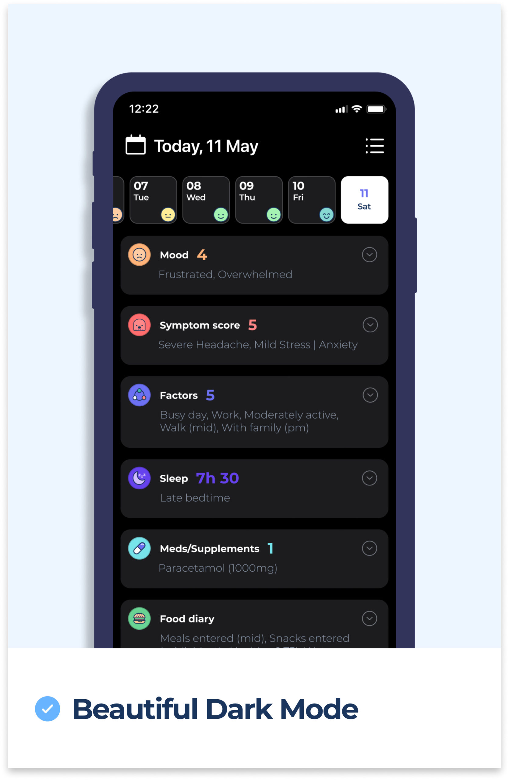 Mood Tracker App & Journal For Mental Health Management