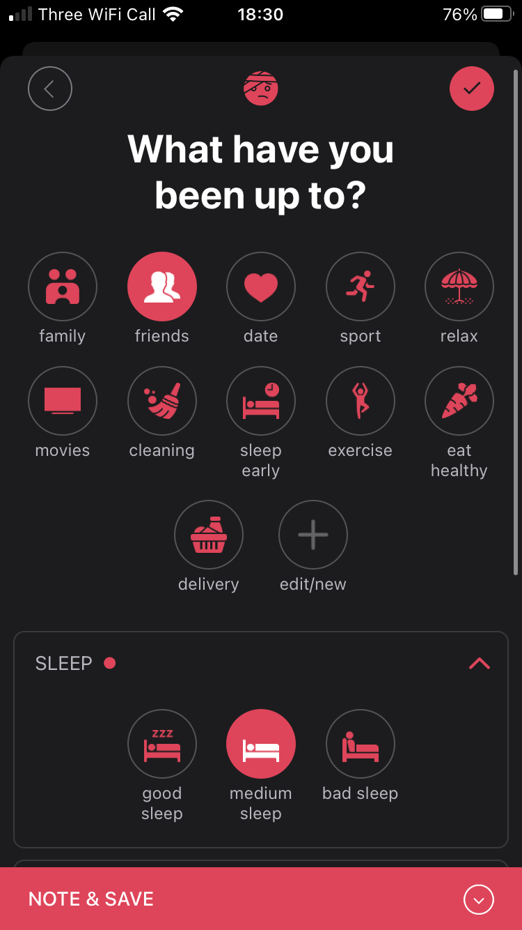 Bearable vs Daylio, which one should you choose? Bearable