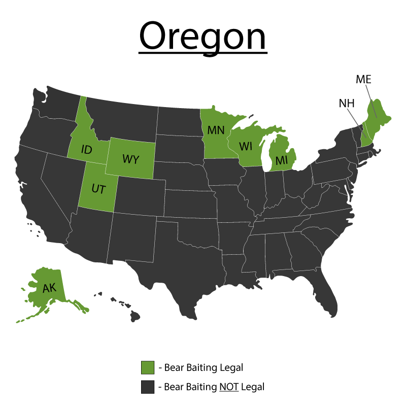 Bears In Oregon Map Can You Bait Bear in Oregon? Bear Baiting Tips
