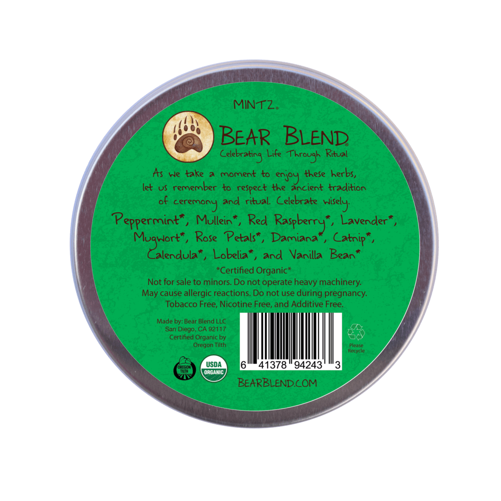 Mintz™ Herbal Ceremonial Blend Bear Blend
