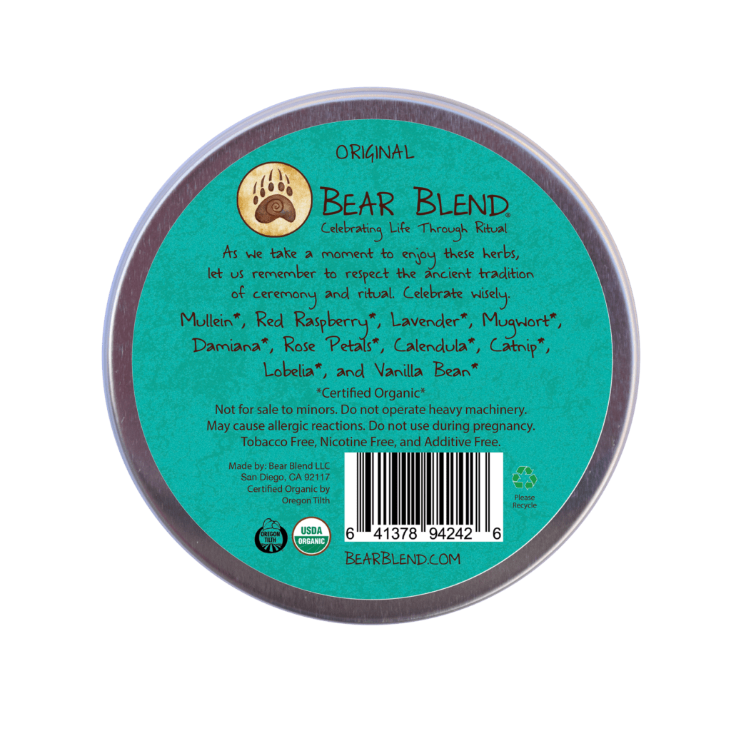 OG Bear Blend Herbal Ceremonial Blend Bear Blend