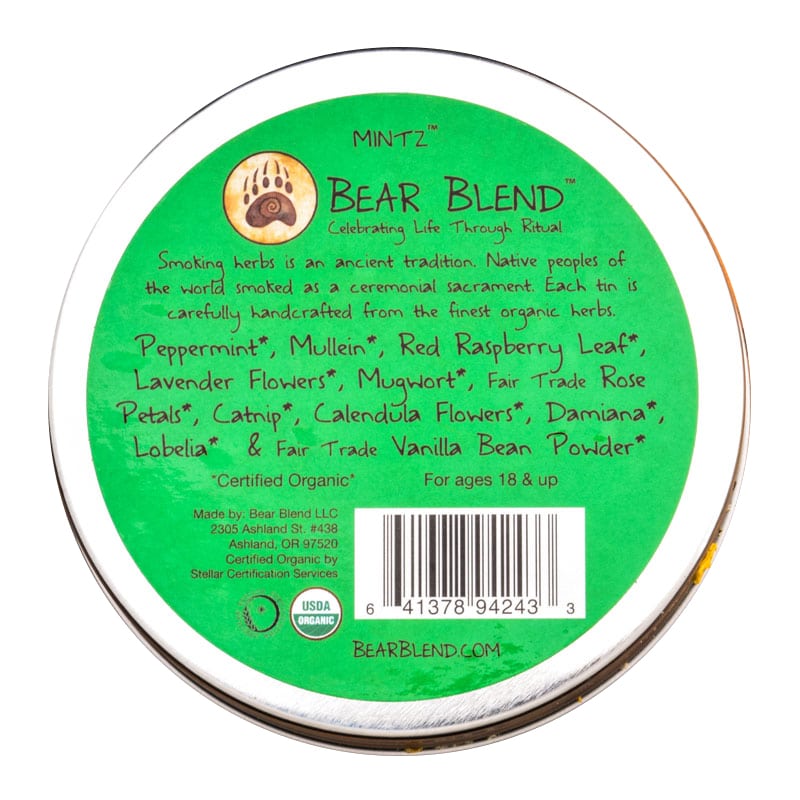 Mintz Herbal Ceremonial Blend Bear Blend