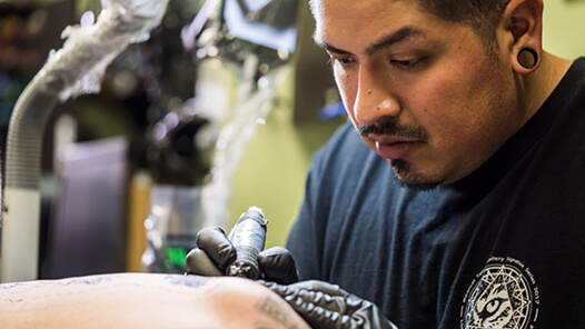 Isaac Aguila Bearcat Tattoo