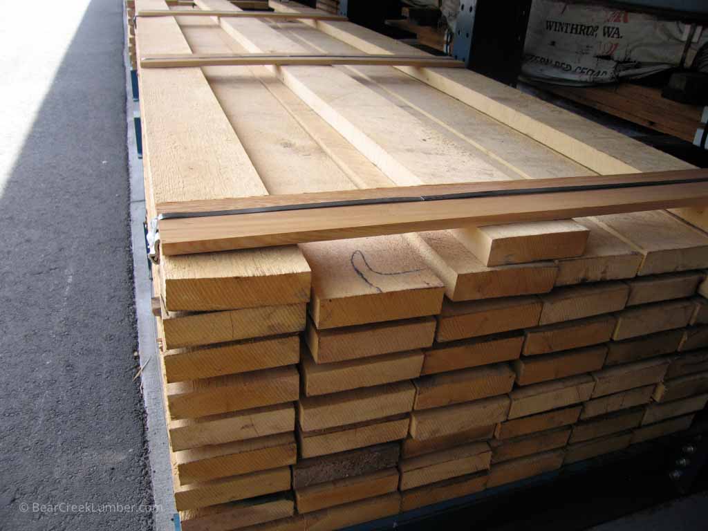 Raw Lumber Bear Creek Lumber