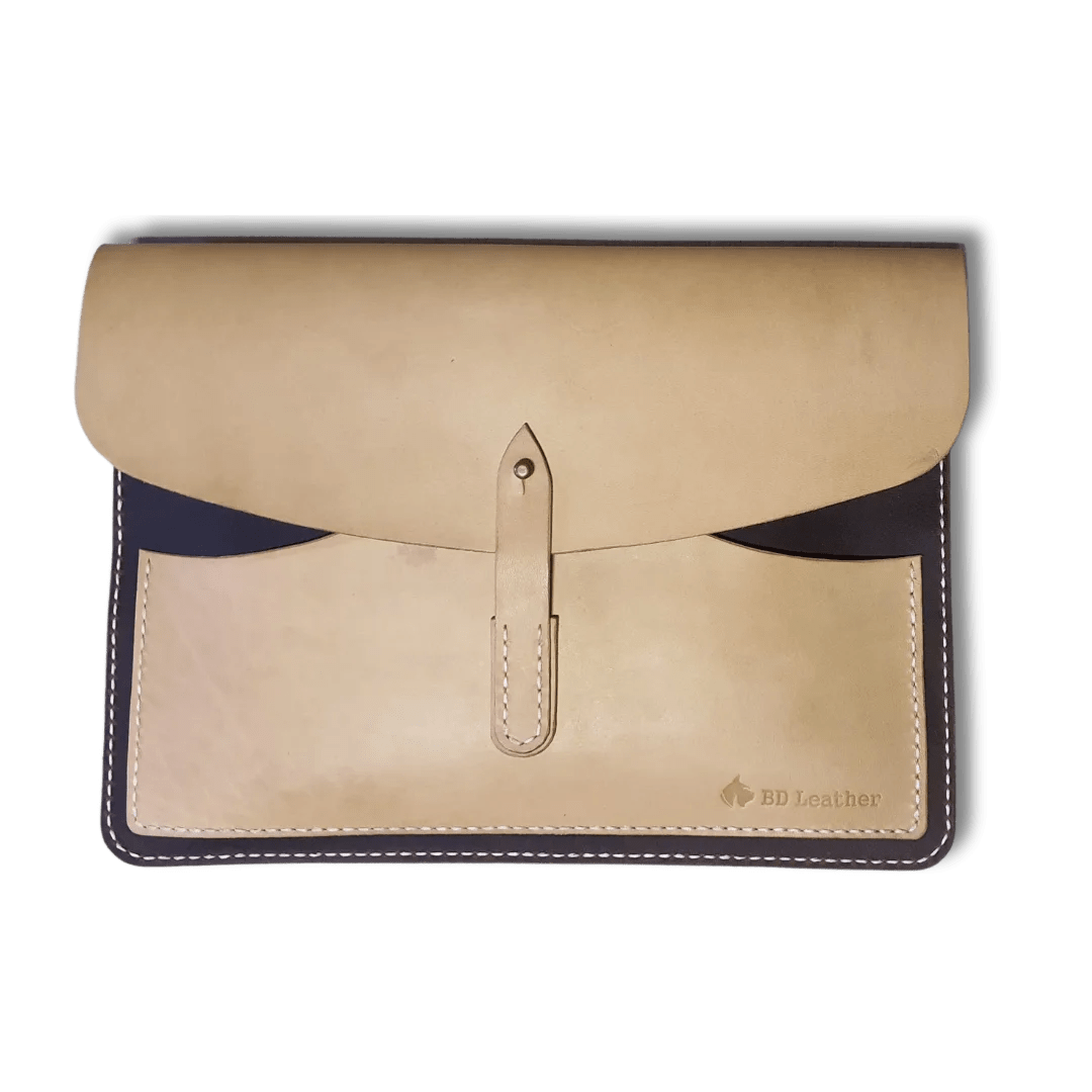 Laptop Sleeve Bearded Dog Leather