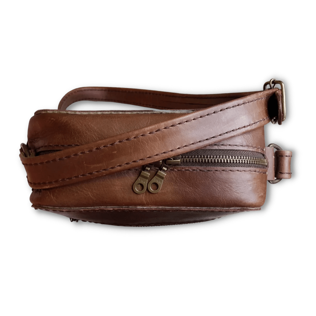 Airedale Man Bag Bearded Dog Leather