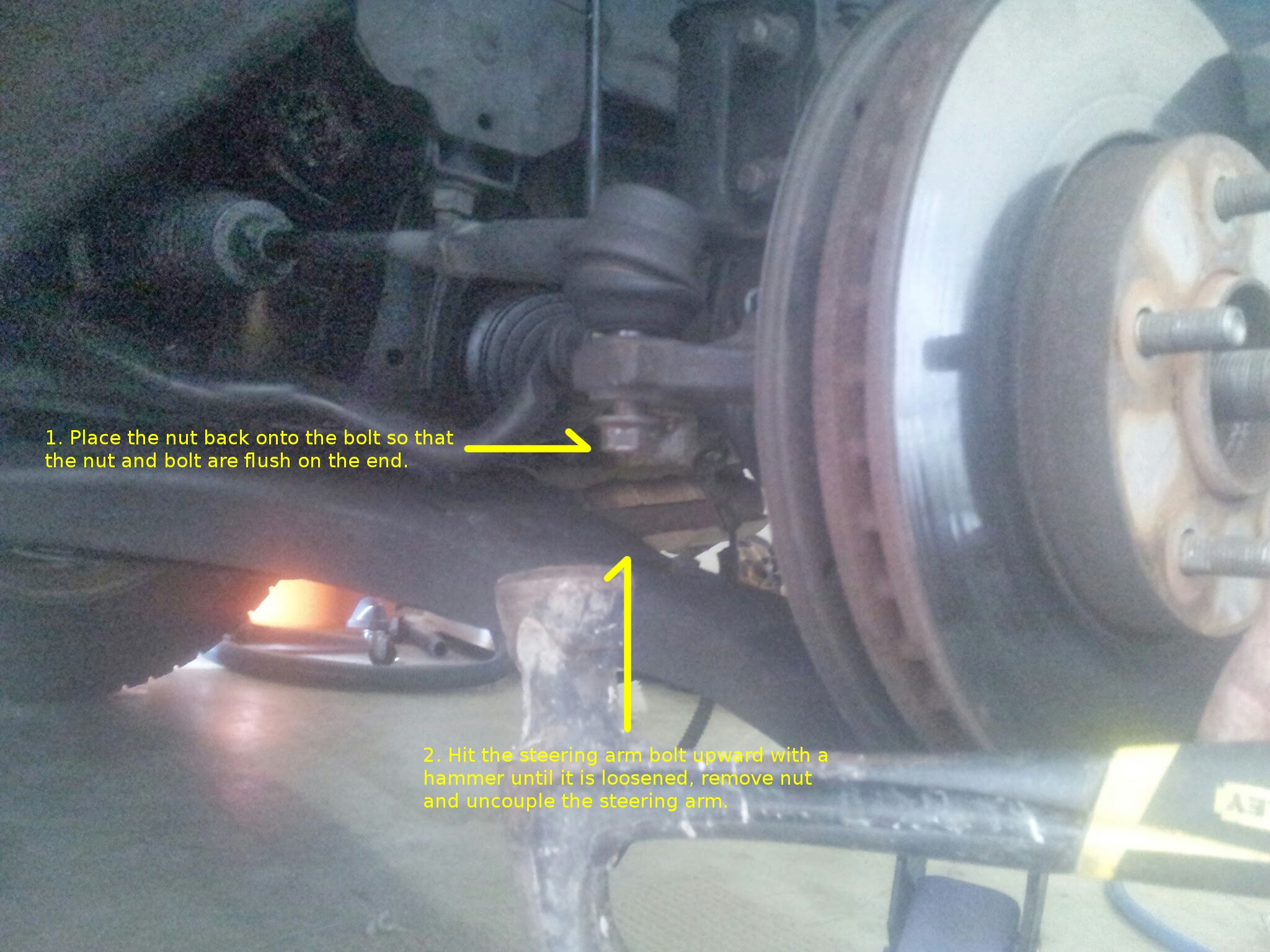 hOme.beardedDonkey - HOWTO Remove Driver Side Drive Axle from Mazda