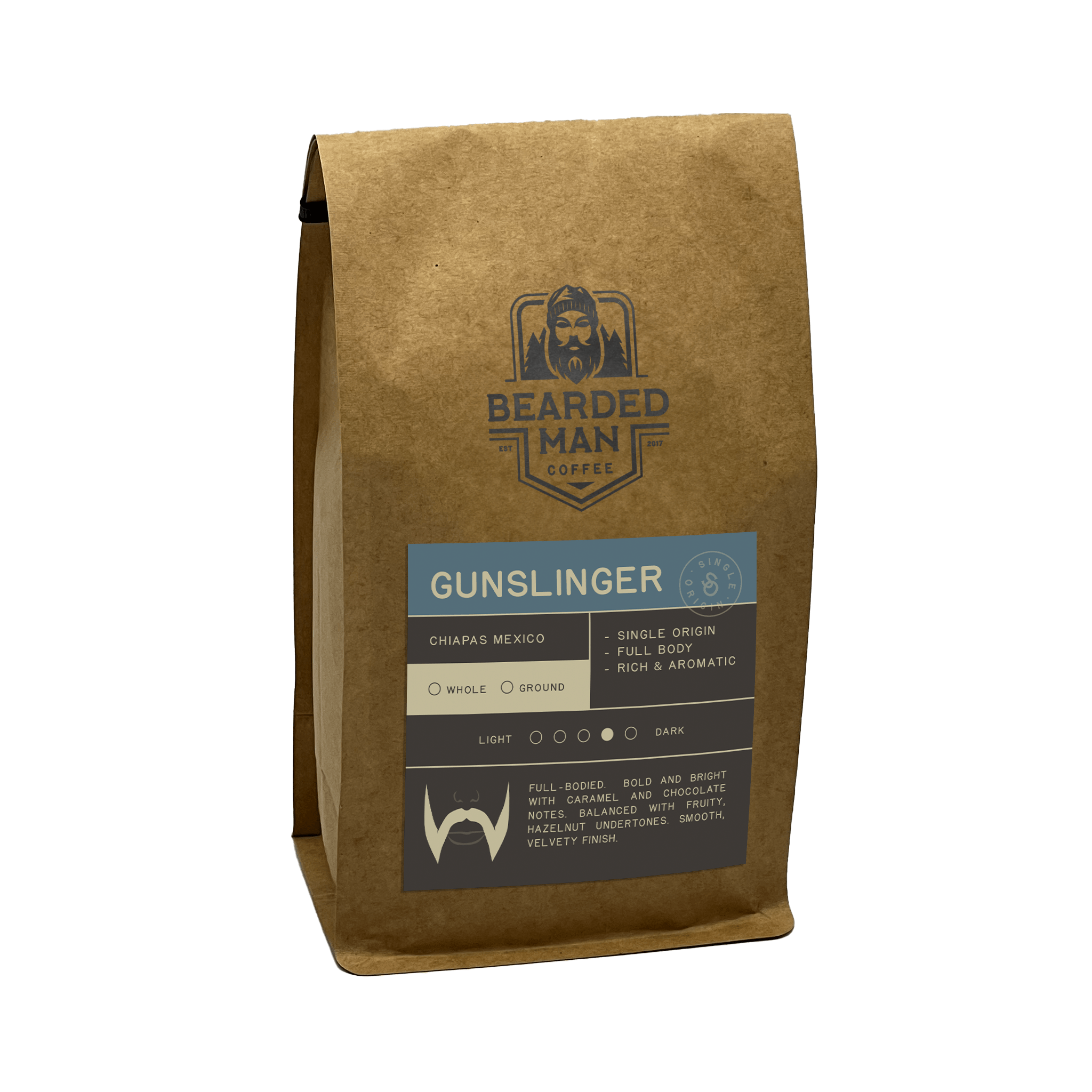 Gunslinger Bearded Man Coffee