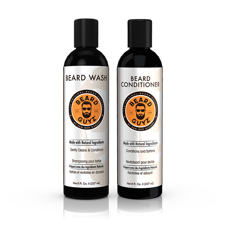 Beard Wash & Conditioner Set Beard Guyz Beard Care Style and Essentials