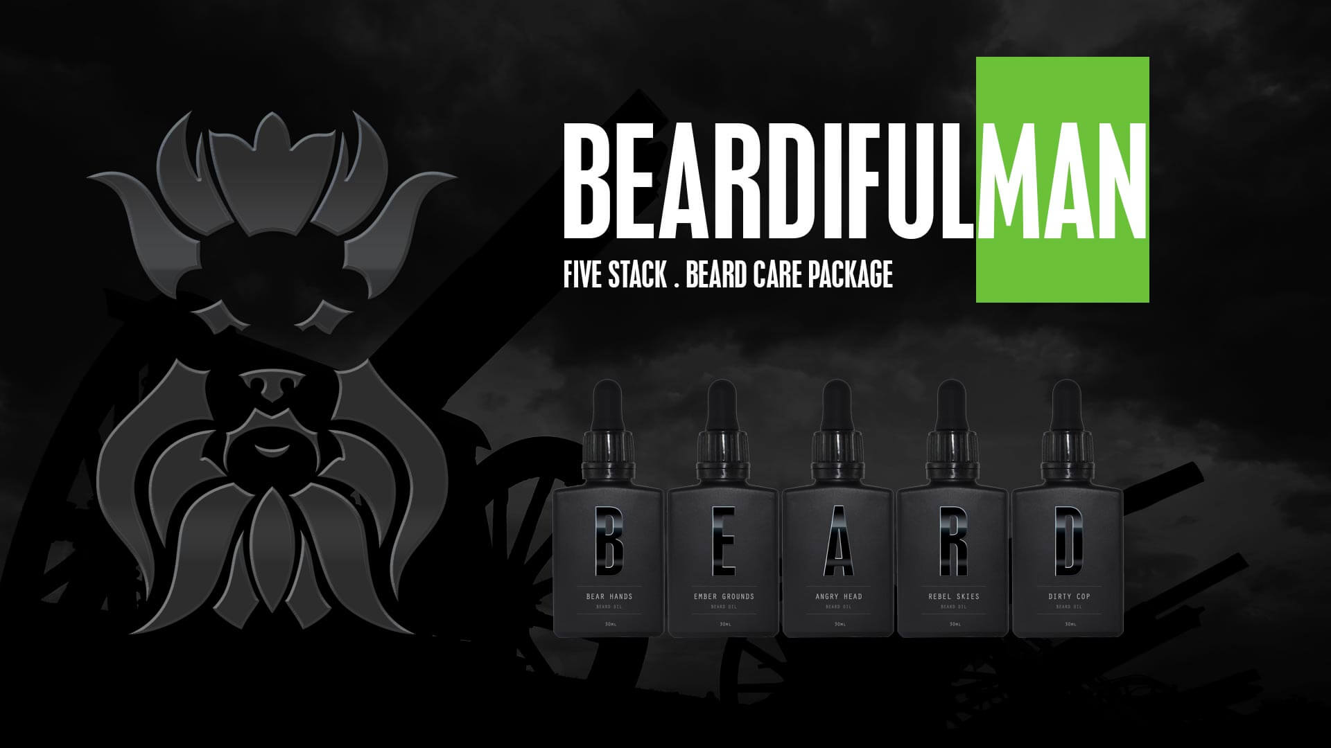 Five Stack · Beard Care Package · Beardifulman