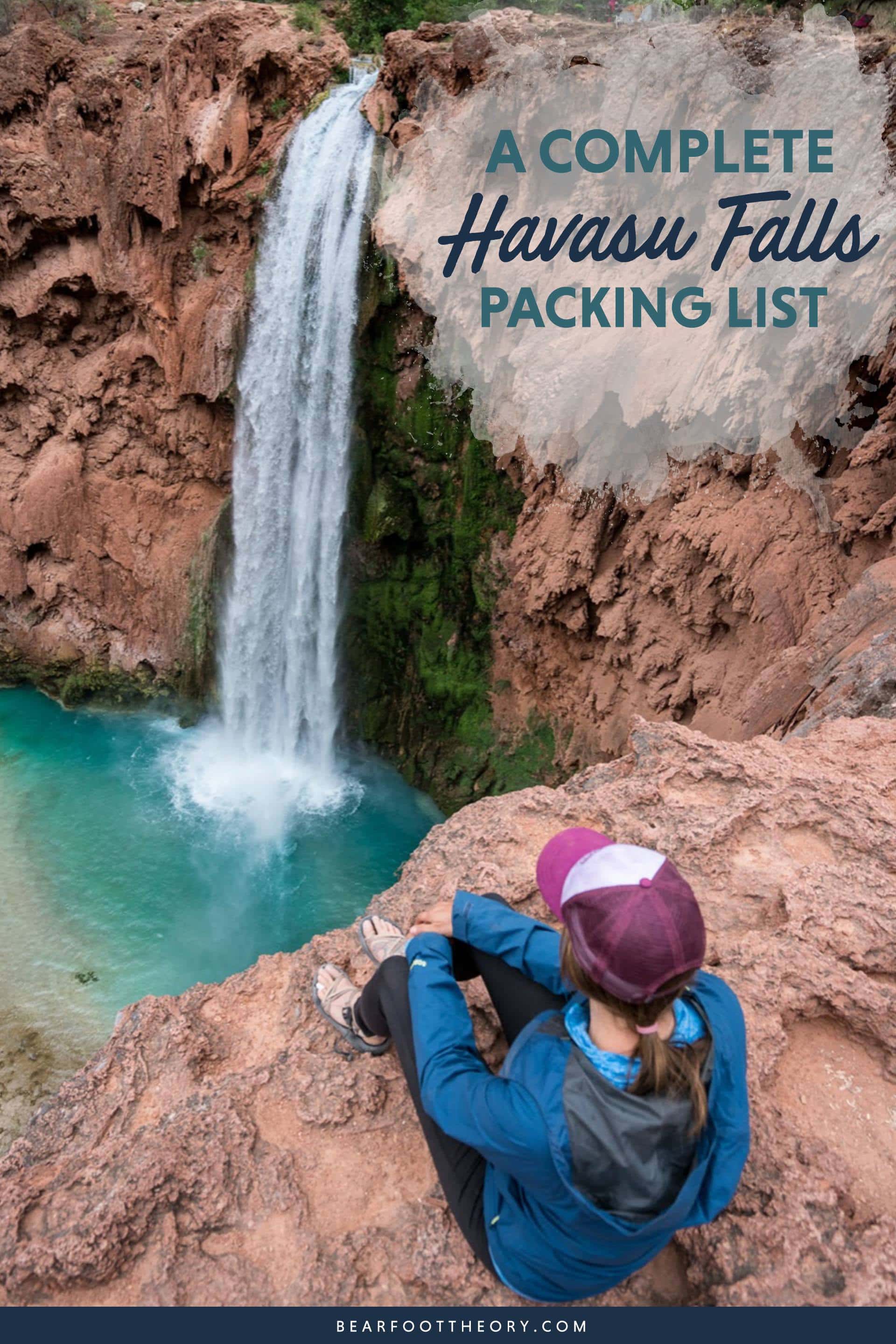 Complete Havasu Falls Packing List (2020) Bearfoot Theory