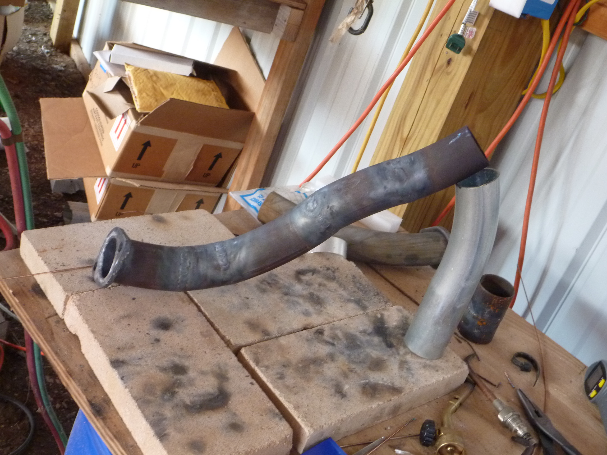 EMT Conduit Exhaust • Jared and Tabitha's Bearhawk Construction Log