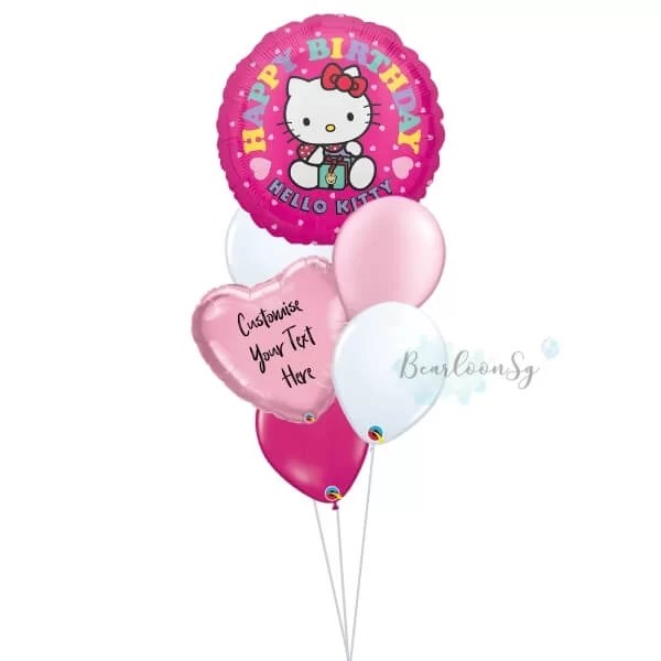Hello Kitty Birthday Balloon Bouquet BearloonSG
