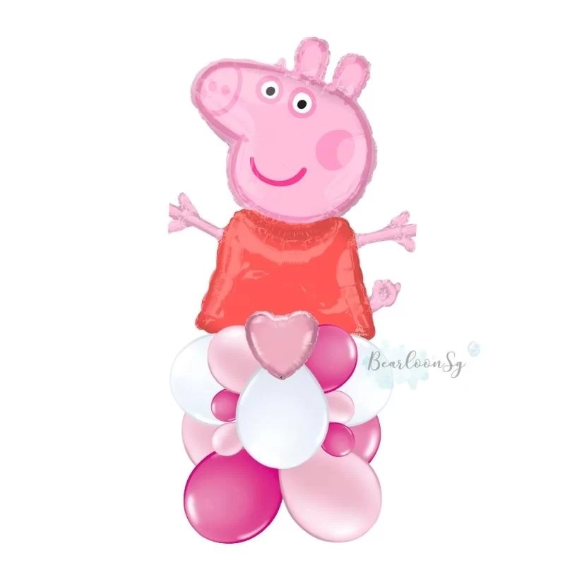 Peppa Pig Balloon Stack BearloonSG