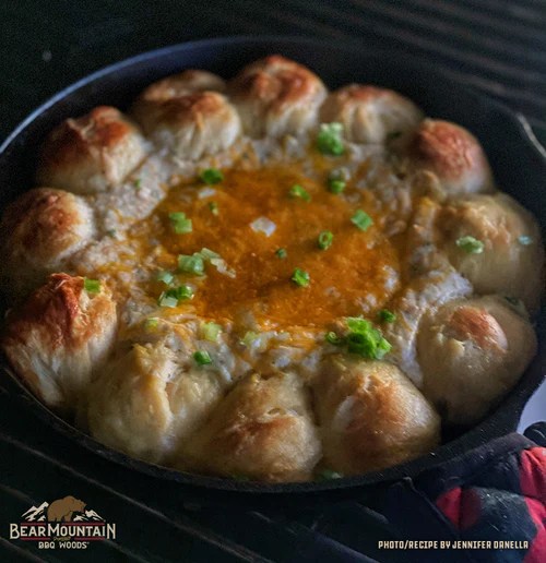 Beer Cheese Dip with Pretzel Ring by Jennifer Danella Bear Mountain BBQ