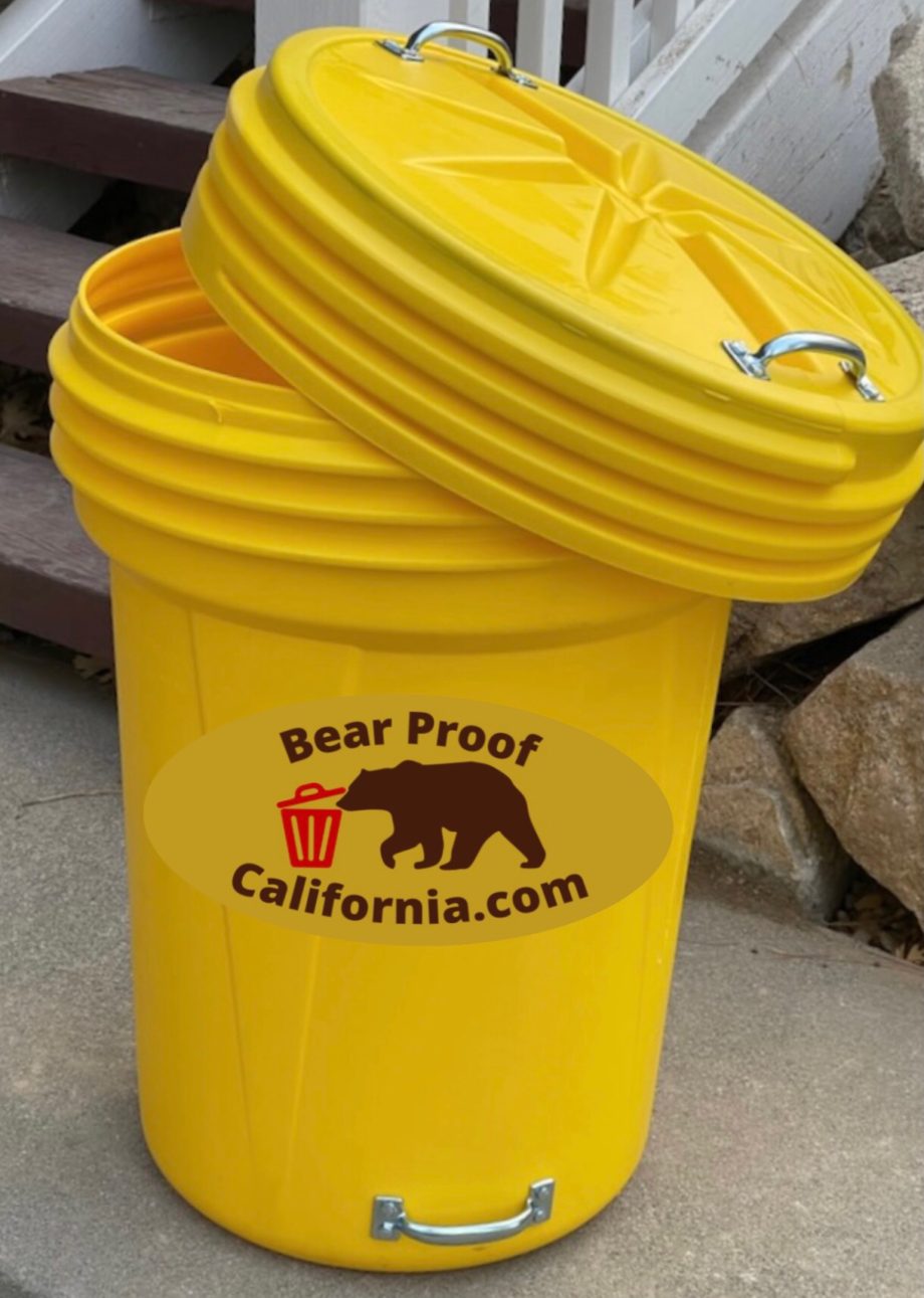 Bear Proof CA Garbage Can Bear Proof California